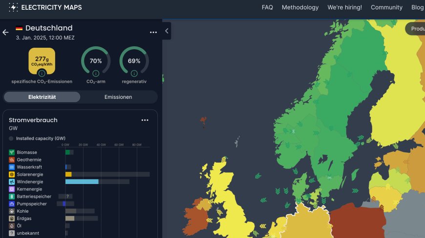 Strom aus der Steckdose: Diese Karte zeigt die wahre Herkunft