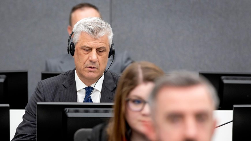 Den Haag - Früherer Präsident des Kosovo, Thaçi, wegen Kriegsverbrechen zu 25 Jahren Haft verurteilt